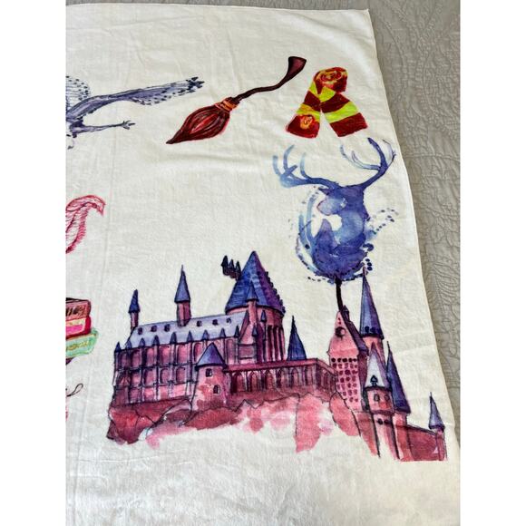 Little Muggle Wizard Themed Baby Milestone Photo Pictures Blanket Day Week Month - Picture 4 of 5